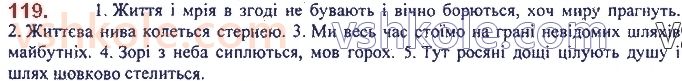 фото задание 119 - 8. теперішній час. дієвідмінювання дієслів теперішнього часу - морфологія. орфографія
