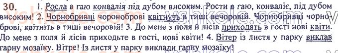 фото задание 30 - 2. розділові знаки у вивчених синтаксичних конструкціях - повторення та узагальнення вивченого