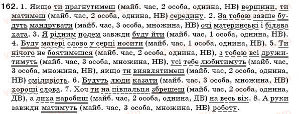 фото задание 162 - § 13. майбутній час - морфологія, орфографія. самоспйні частини мови