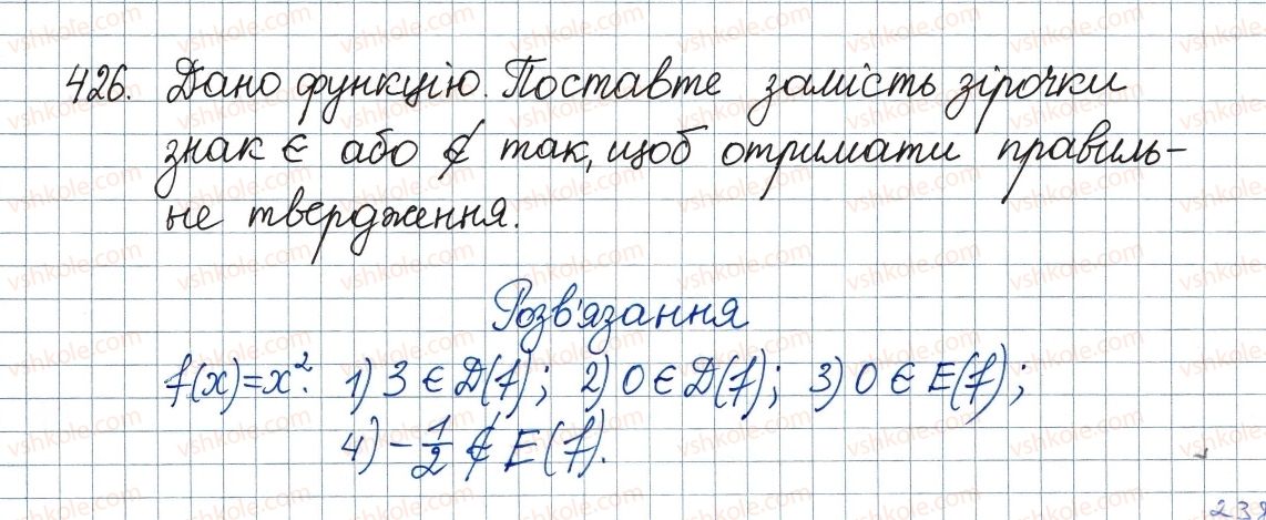 фото задание 426 - 13. множина та її елементи. підмножина - § 2. квадратні корені. дійсні числа