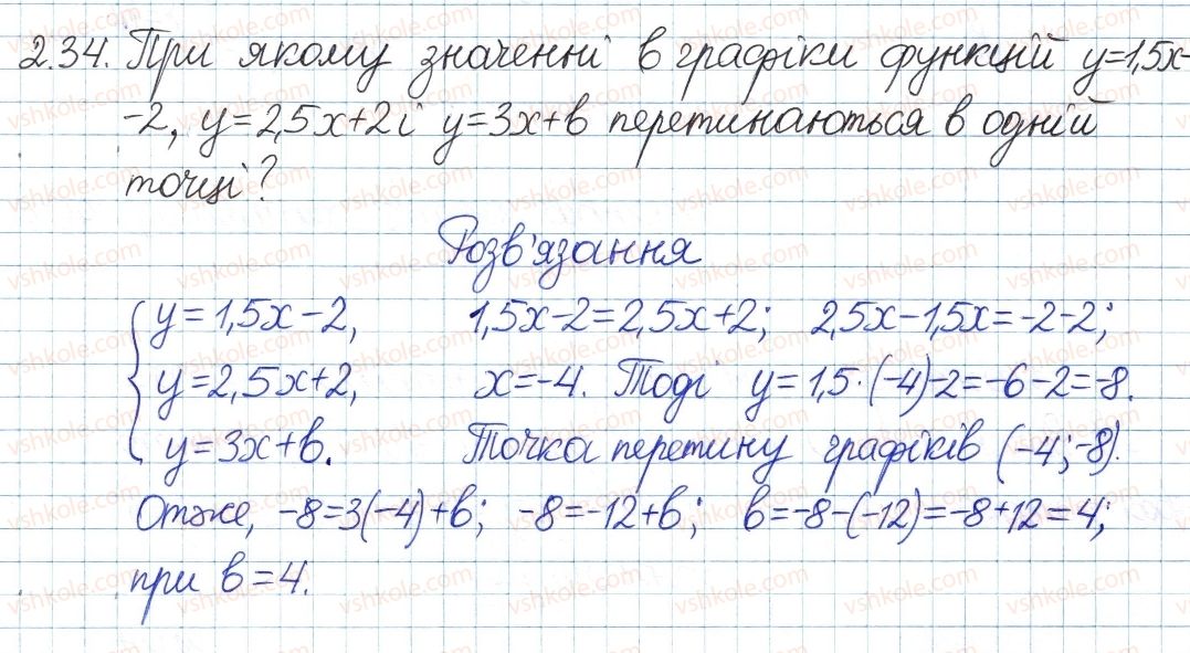 фото задание 34 - 2. функції. графік функції - § 1. повторення та систематизація з курсу алгебри 7 класу