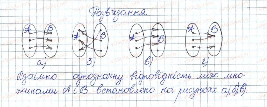 фото задание 5 - 6. скінченні множини. взаємно однозначна відповідальність - § 2. множини та операції над ними