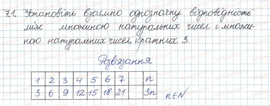 фото задание 1 - 7. нескінченні множини. зліченні множини - § 2. множини та операції над ними
