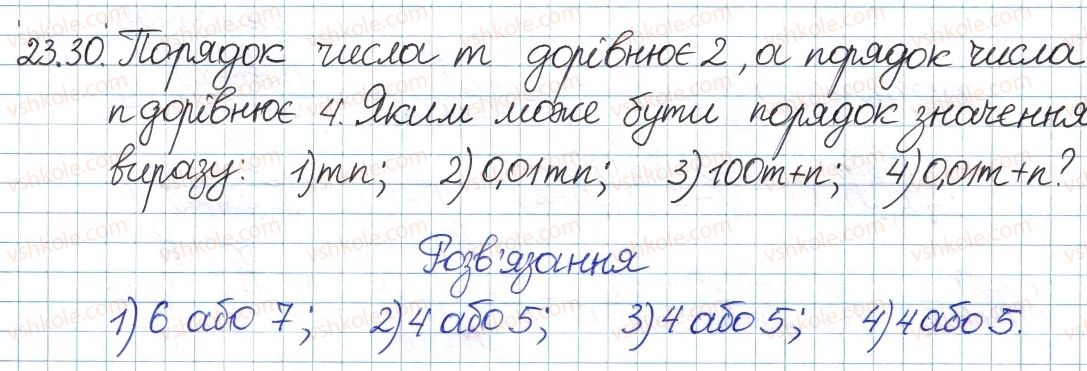 фото задание 30 - 23. властивості степеня із цілим показником - § 4. раціональні вирази