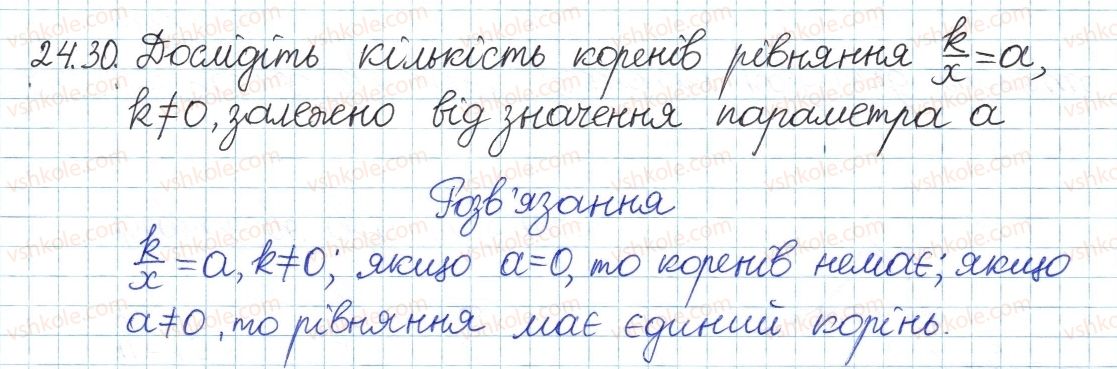 фото задание 30 - 24. функція та їх графік - § 4. раціональні вирази