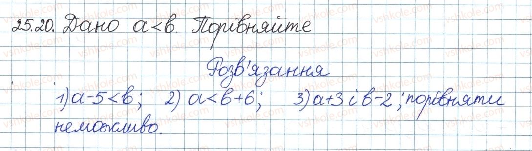 фото задание 20 - 25. числові нерівності та їх властивості - § 5. нерівності