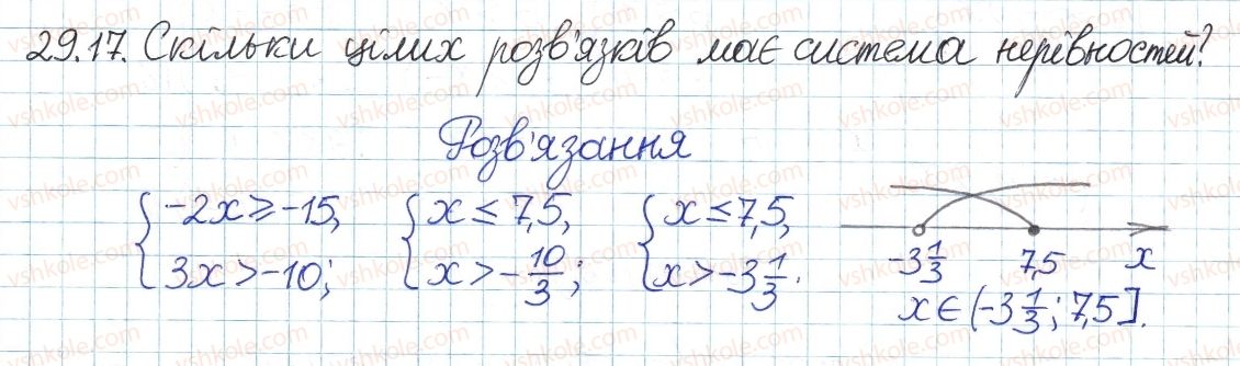 фото задание 17 - 29. системи та сукупності лінійних нерівностей - § 5. нерівності