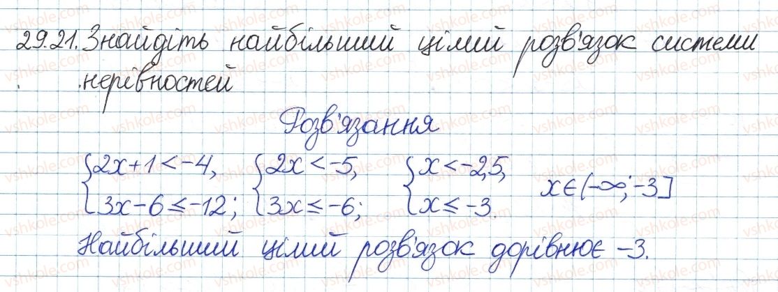 фото задание 21 - 29. системи та сукупності лінійних нерівностей - § 5. нерівності
