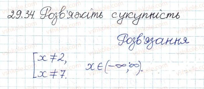 фото задание 34 - 29. системи та сукупності лінійних нерівностей - § 5. нерівності