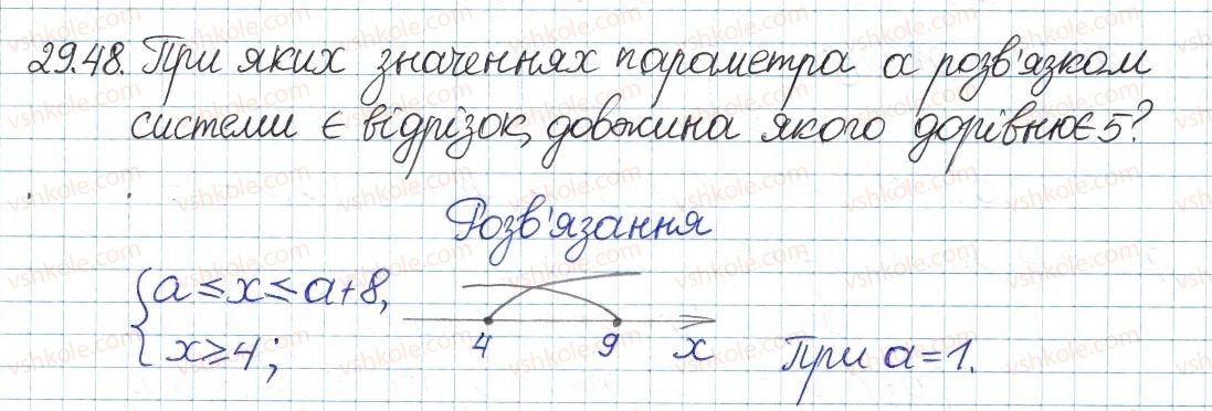 фото задание 48 - 29. системи та сукупності лінійних нерівностей - § 5. нерівності