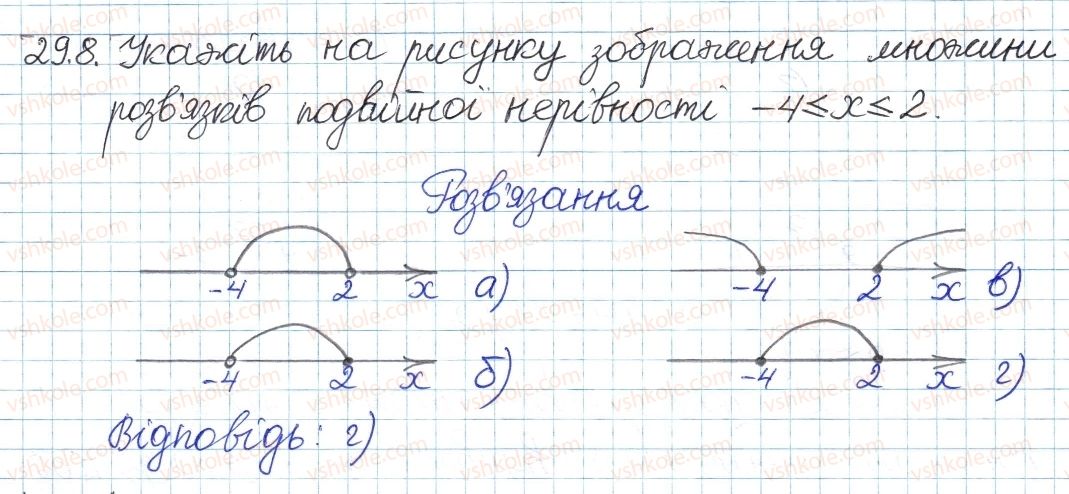 фото задание 8 - 29. системи та сукупності лінійних нерівностей - § 5. нерівності