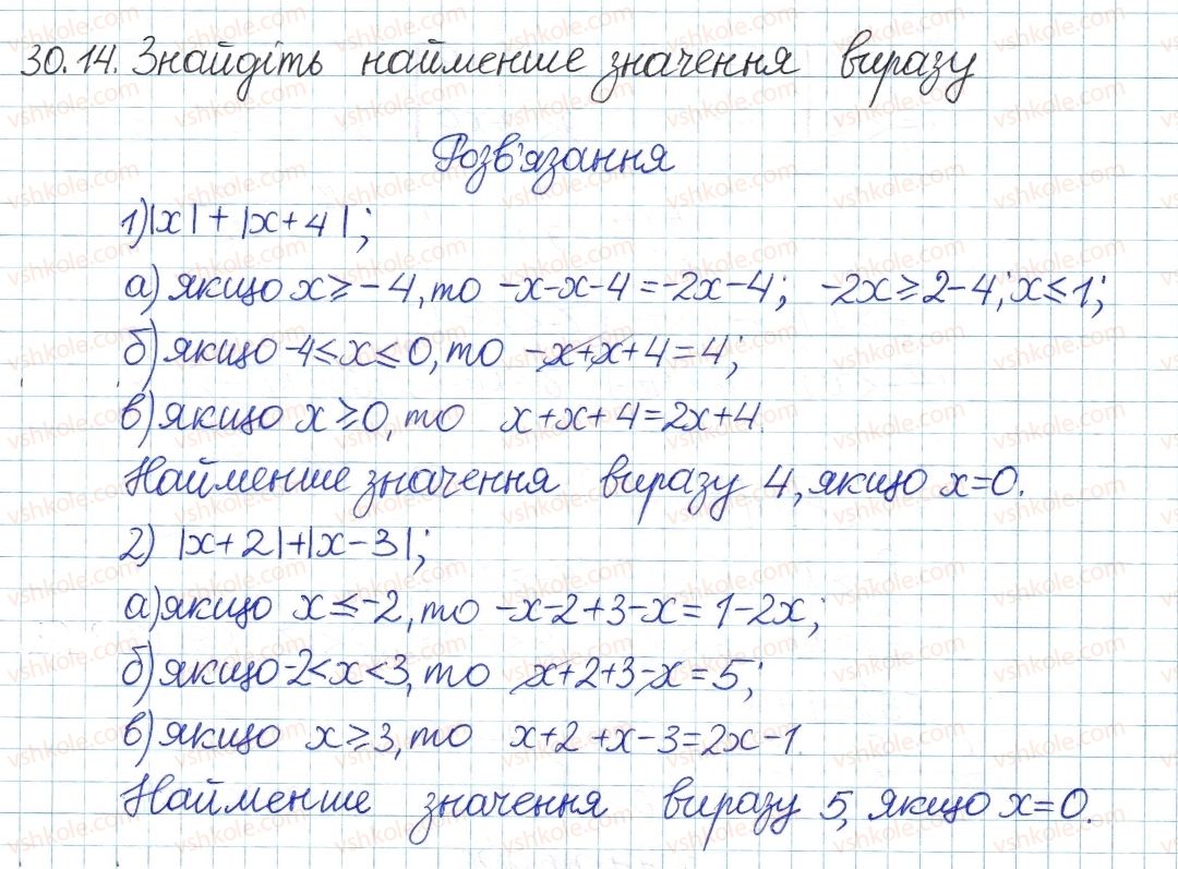 фото задание 14 - 30. рівняння та нерівності, які містять знак модуля - § 5. нерівності