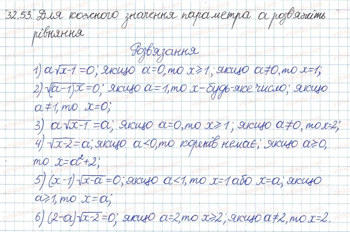 фото задание 53 - 32. квадратні корені - § 6. квадратні корені. дійсні числа