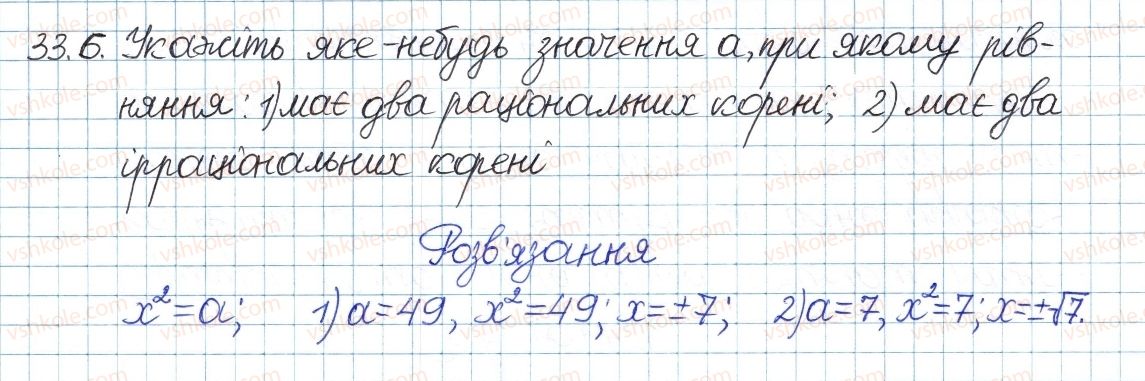 фото задание 6 - 33. множина дійсних чисел - § 6. квадратні корені. дійсні числа