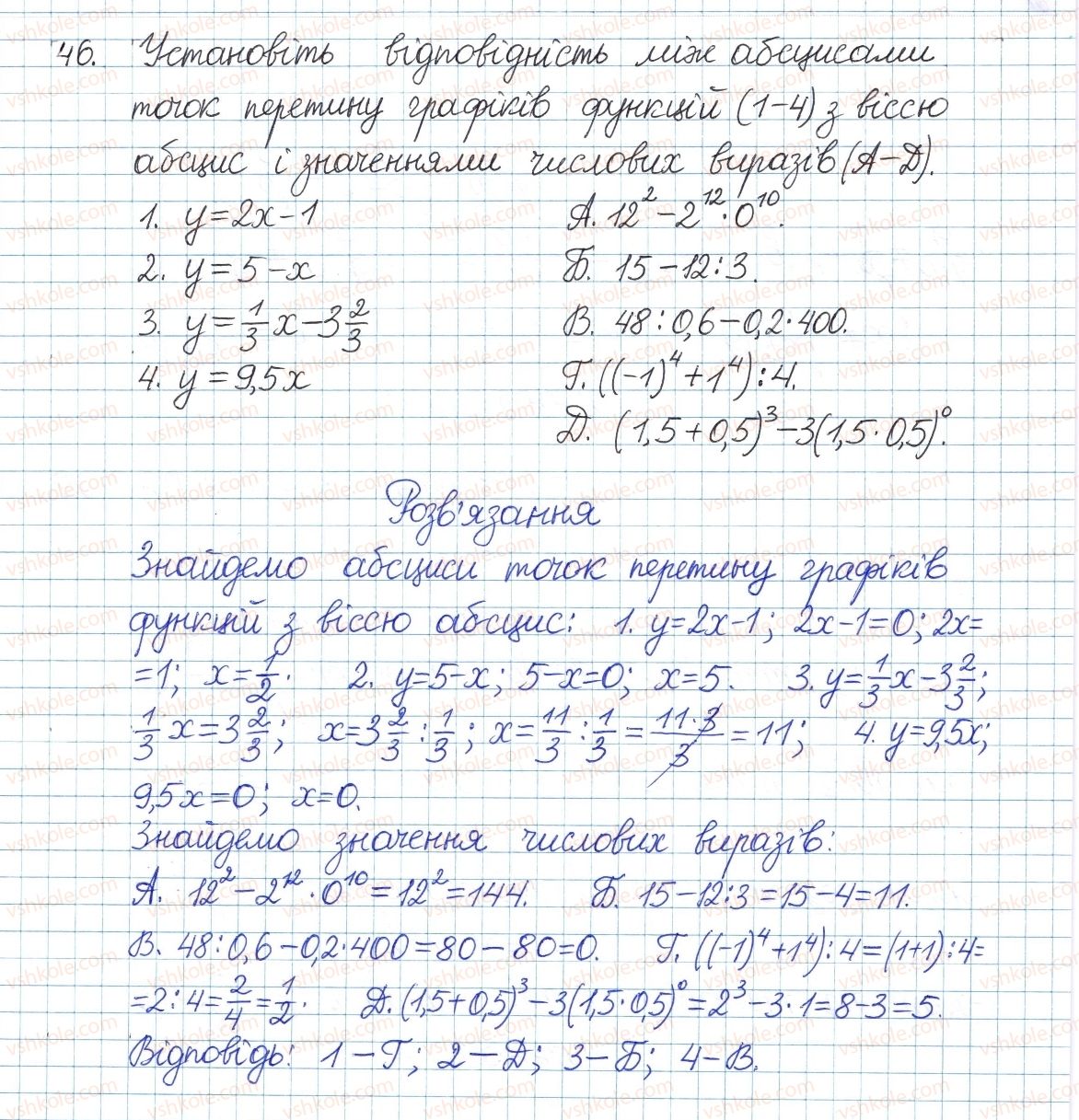 фото задание 46 - § 1. ділення степенів і одночленів - розділ 1. раціональні вирази