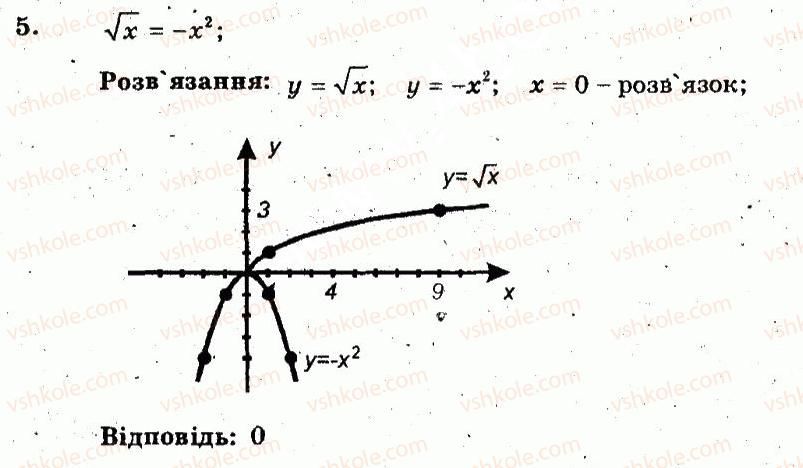 фото задание 5 - варіант 1 - самостійна робота 10. функція yx=, її графік та властивості - частина 1. поточний контроль знань
