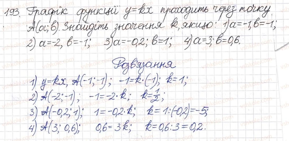 фото задание 193 - § 6. ділення раціональних дробів - розділ 1. раціональні вирази