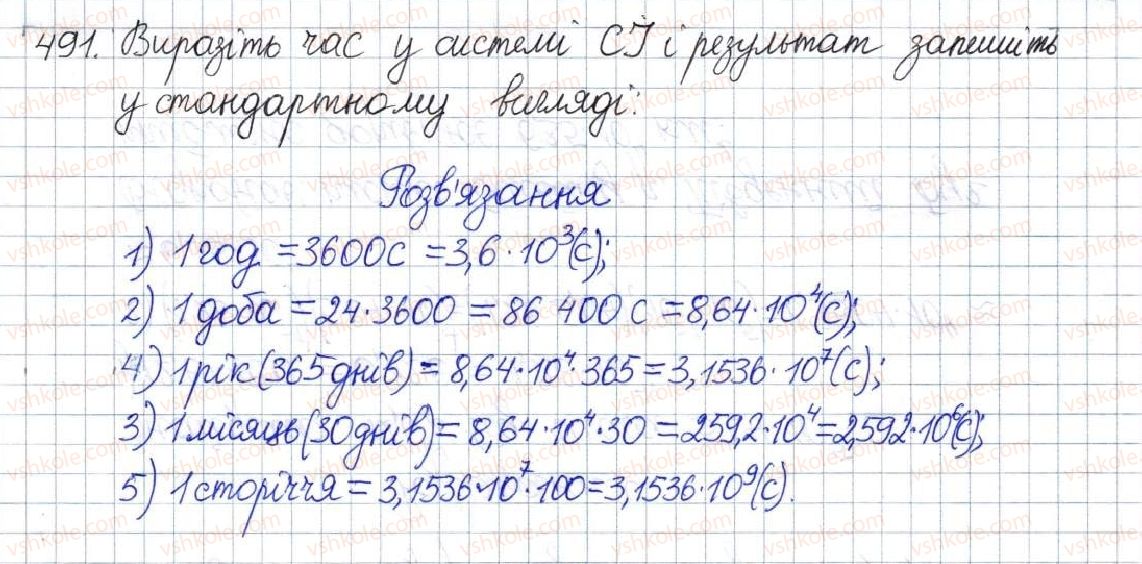 фото задание 491 - вправи для повторення розділу 1 - розділ 1. раціональні вирази