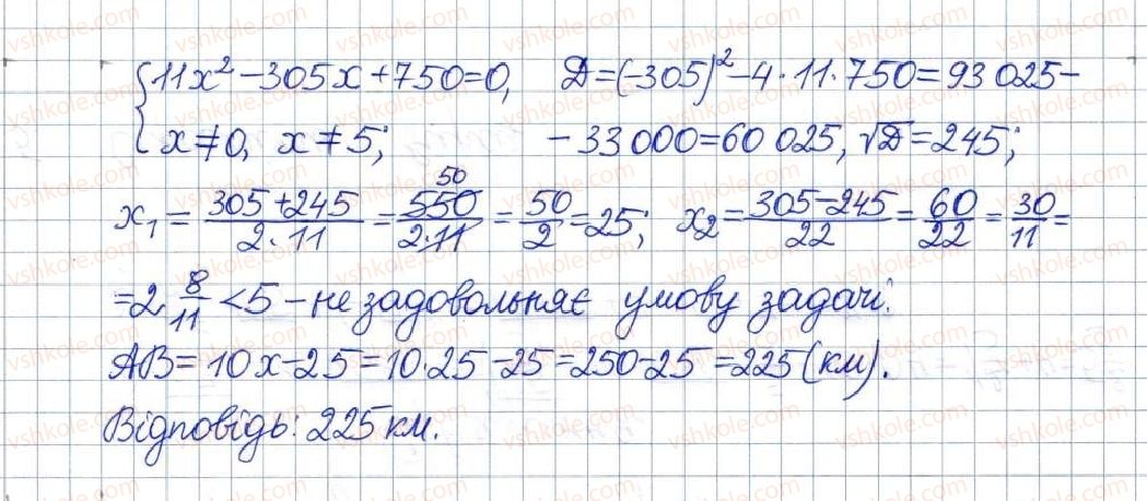 фото задание 1058 - вправи для повторення розділу 3 - розділ 3. квадратні рівняння