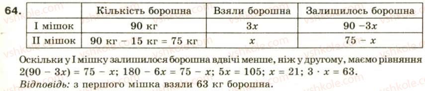 фото задание 64 - § 3. додавання і віднімання дробів з однаковими знаменниками - розділ 1. раціональні вирази