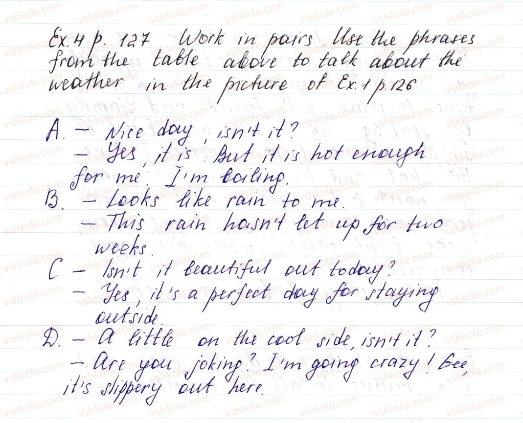 фото задание ex4p127 - unit 5. countries, people, lifestyle: the uk and ukraine