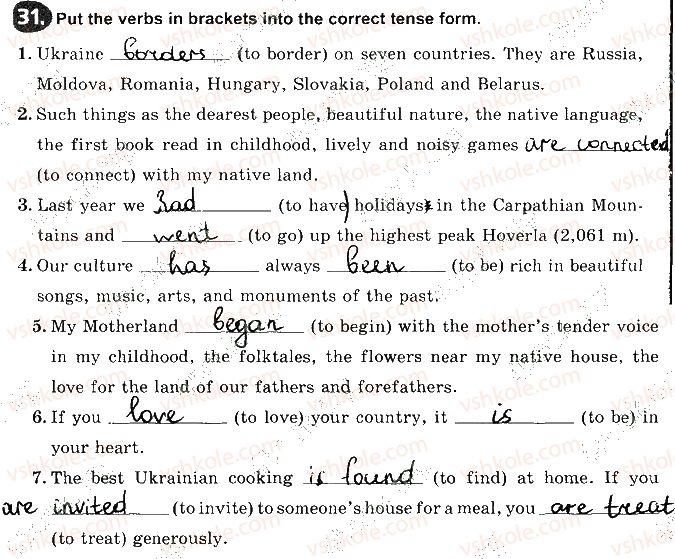 фото задание 31 - unit 5. people, countries, lifestyle: the uk and ukraine