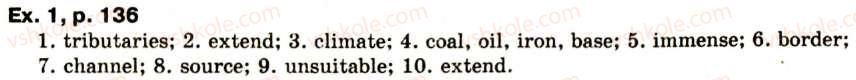 фото задание ex1p136 - lesson 9 vocabulary - unit 5. geographical outlook