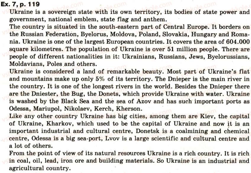 фото задание ex7p119 - lesson 3 - unit 5. geographical outlook