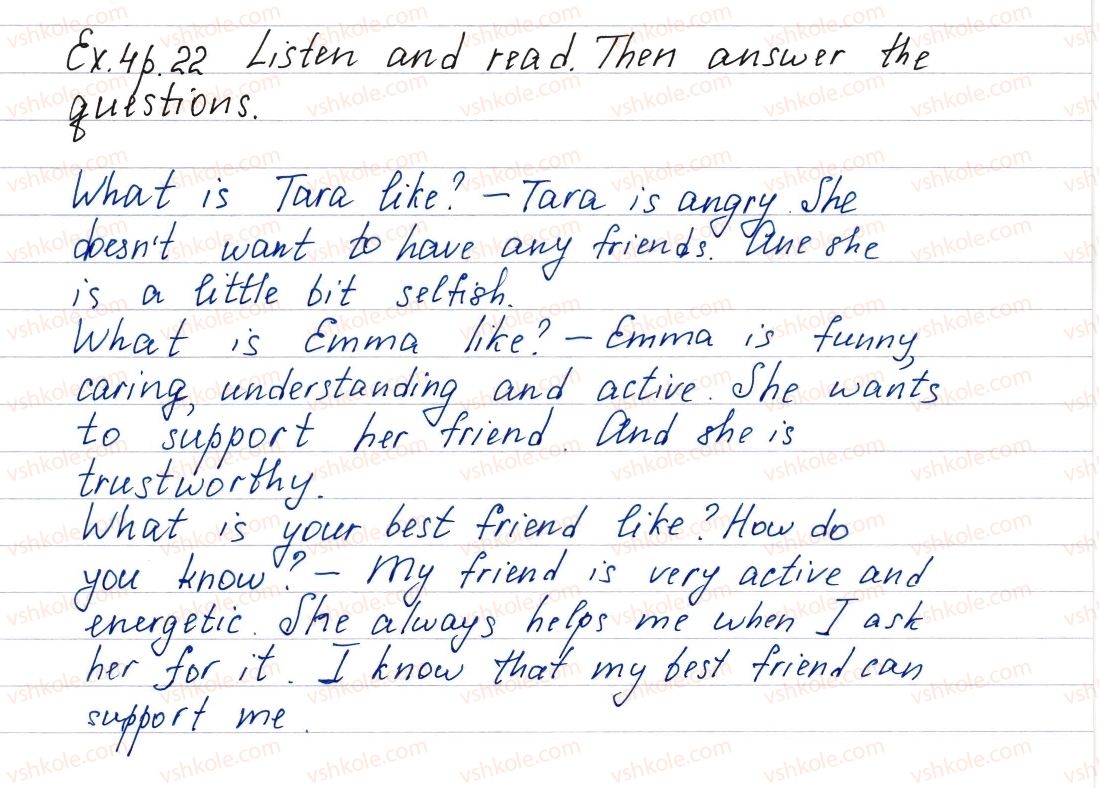 фото задание ex4p22 - lesson 1. family and friends - unit 1. it’s your life