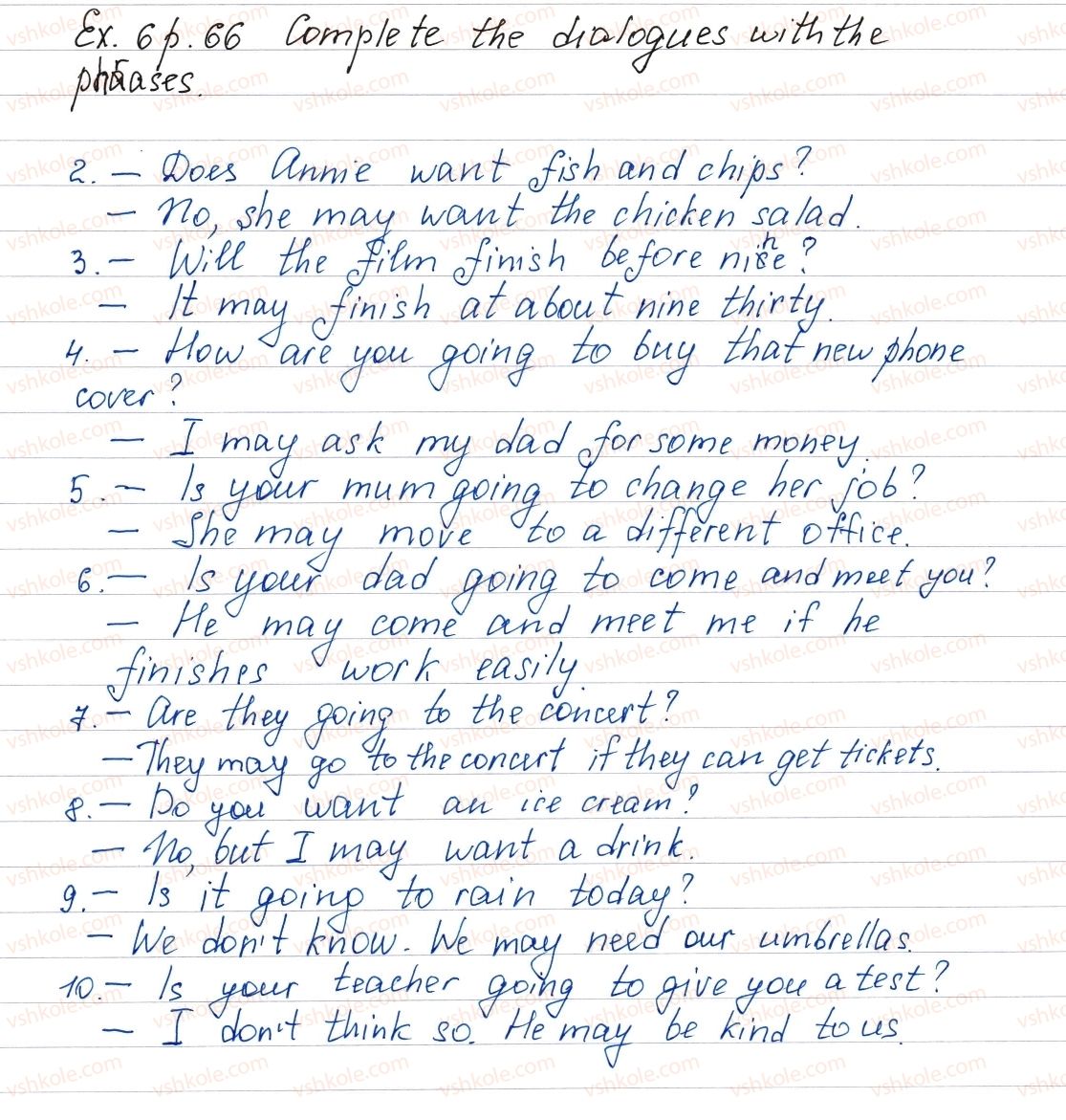 фото задание ex6p66 - lesson 1. what’s your school like? - unit 2. your school time