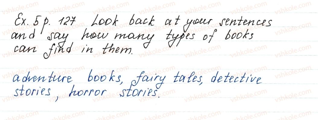 фото задание ex5p127 - lesson 1. do you need a book? - unit 3. your preferences