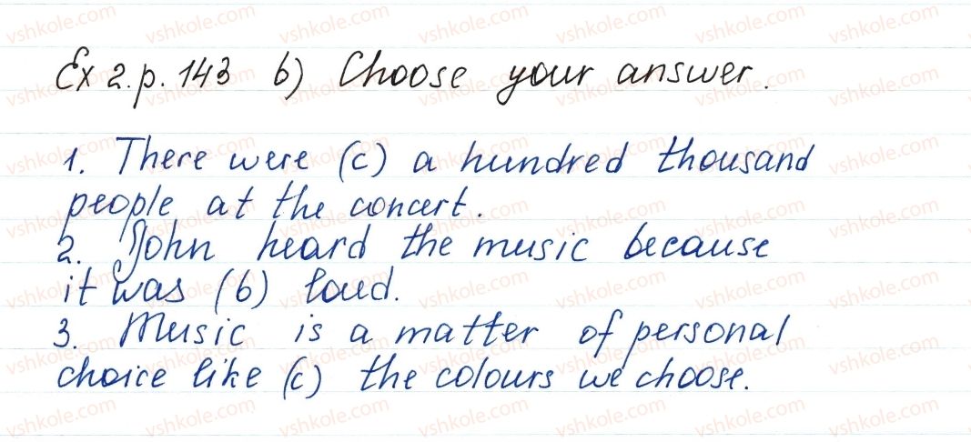 фото задание ex2p143 - lesson 2. music is heard everywhere - unit 3. your preferences