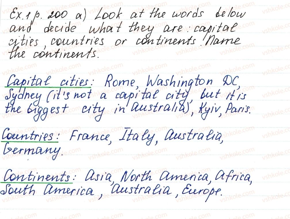 фото задание ex1p200 - lesson 2. geographical outlook - unit 4. broaden your mind!