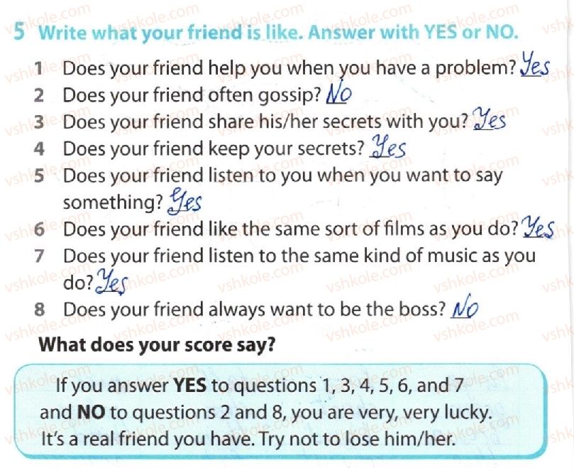 фото задание 5 - lesson 1. family and friends - unit 1. it's your life