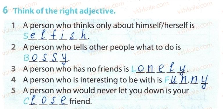 фото задание 6 - lesson 1. family and friends - unit 1. it's your life