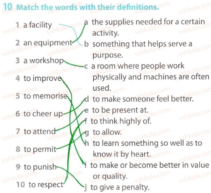 фото задание 10 - lesson 1. what's your school like? - unit 2. your school time