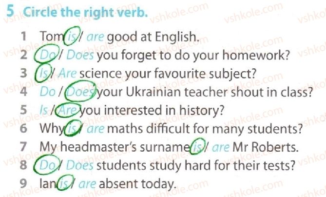 фото задание 5 - lesson 1. what's your school like? - unit 2. your school time