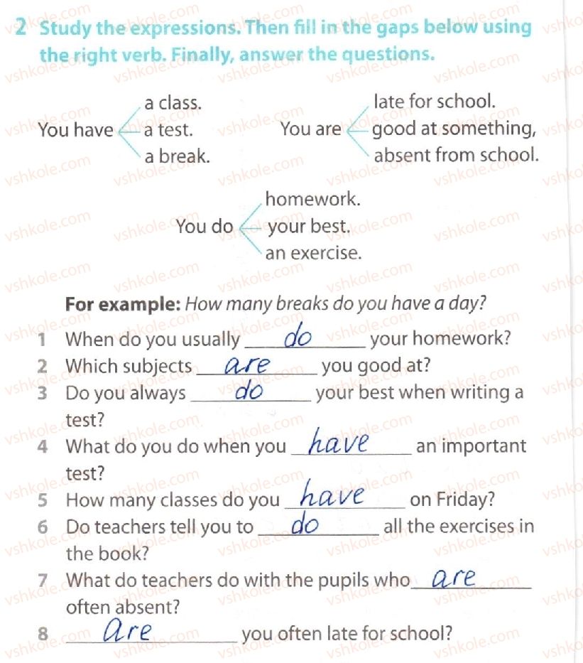 фото задание 2 - lesson 2. are you a good team? - unit 2. your school time