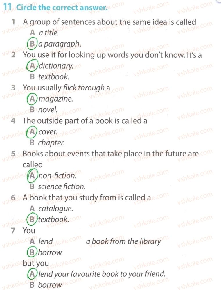 фото задание 11 - lesson 1. do you need a book? - unit 3. your preferences