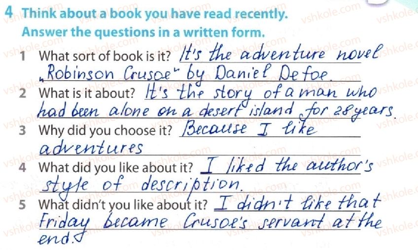 фото задание 4 - lesson 1. do you need a book? - unit 3. your preferences