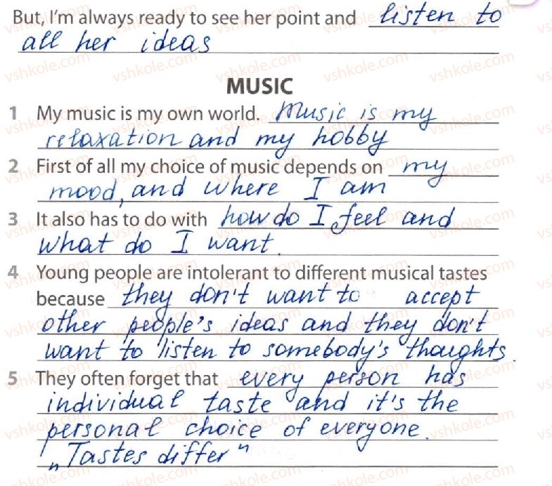 фото задание 7 - lesson 2. music is heard everywhere! - unit 3. your preferences