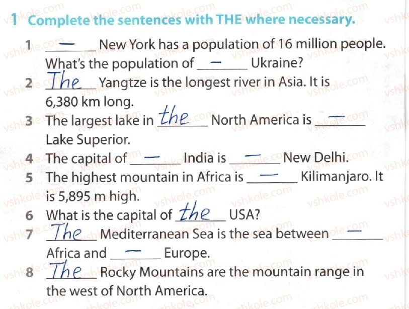 фото задание 1 - lesson 2. geographical outlook - unit 4. broaden your mind!