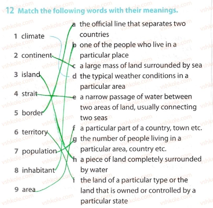 фото задание 12 - lesson 2. geographical outlook - unit 4. broaden your mind!