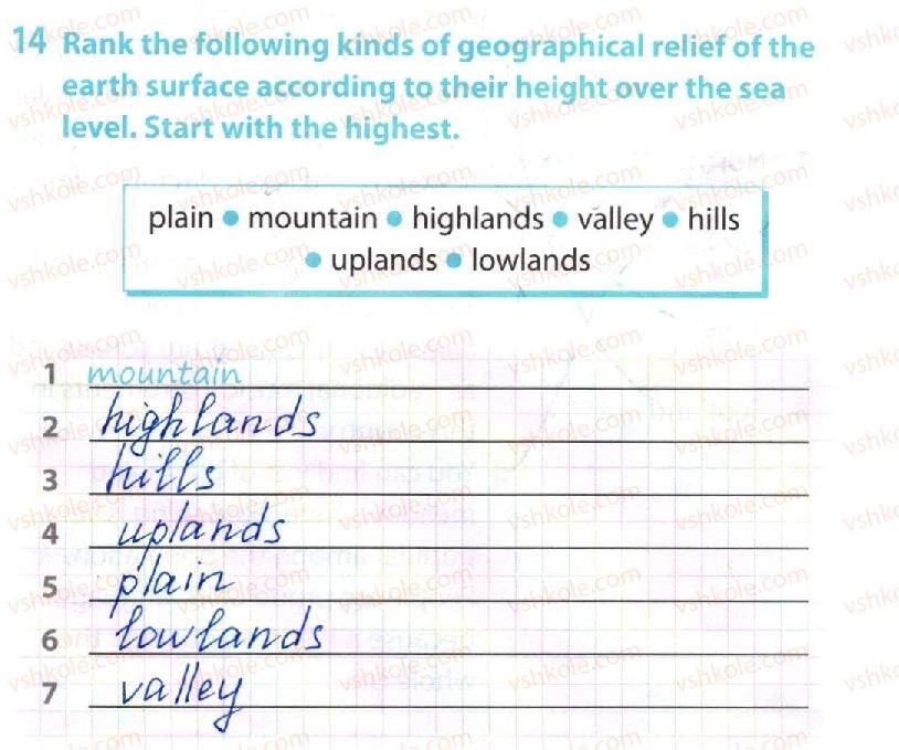фото задание 14 - lesson 2. geographical outlook - unit 4. broaden your mind!