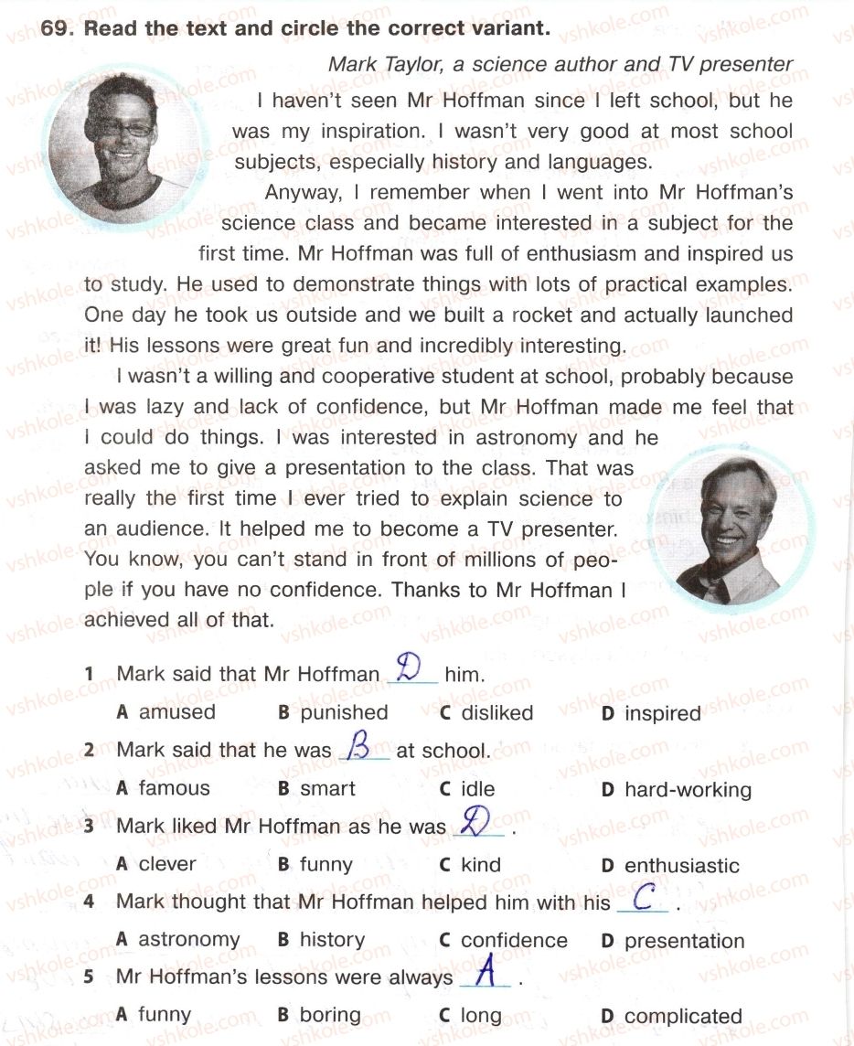 фото задание 69 - unit 2