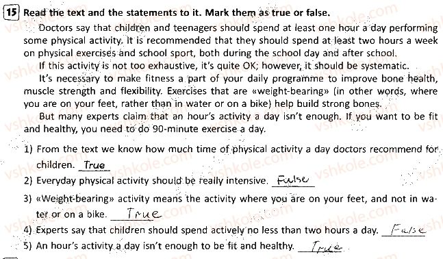 фото задание 15 - lesson 2. a healthy lifestyle - unit 1. it’s your life