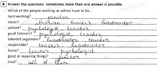 фото задание 6 - lesson 2. are you a good team? - unit 2. your school time
