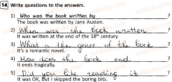 фото задание 14 - lesson 1. do you need a book? - unit 3. your preferences