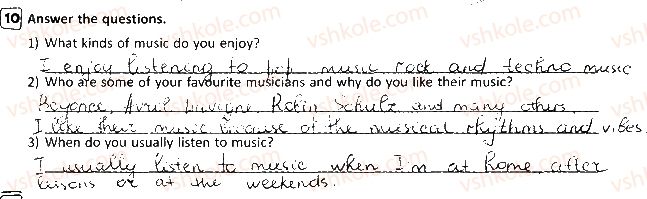 фото задание 10 - lesson 2. music is heard everywhere - unit 3. your preferences