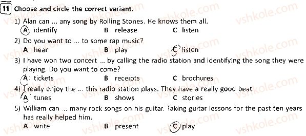 фото задание 11 - lesson 2. music is heard everywhere - unit 3. your preferences